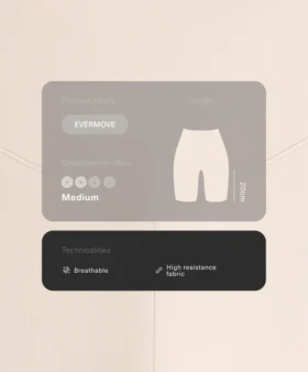 Evermove Radleggings mit 20 cm hoher Taille