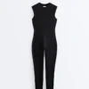 Evermove Ärmelloser langer Jumpsuit Evermove Ärmelloser langer Jumpsuit