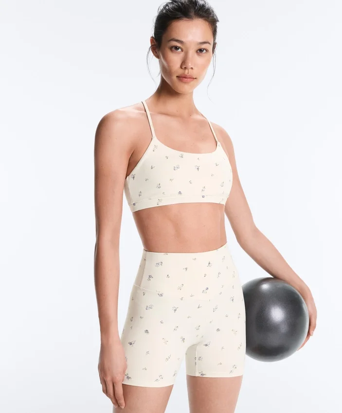 Evermove Sport-BH mit leichtem Halt und Blumenmuster Evermove Sport-BH mit leichtem Halt und Blumenmuster