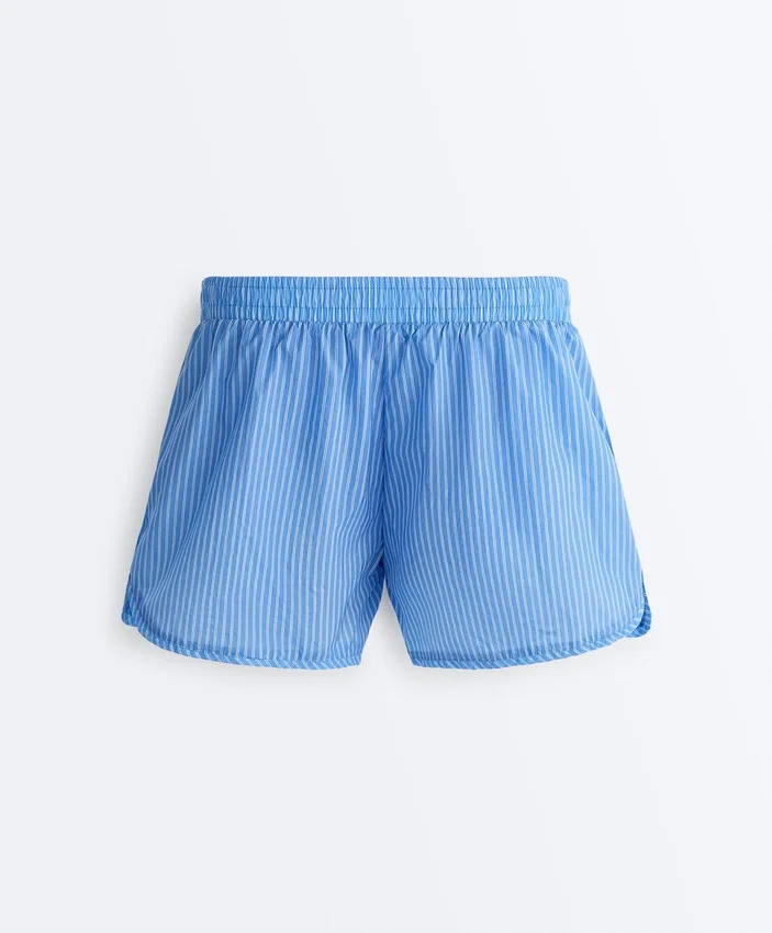 Gestreifte Funktionsshorts Gestreifte Funktionsshorts