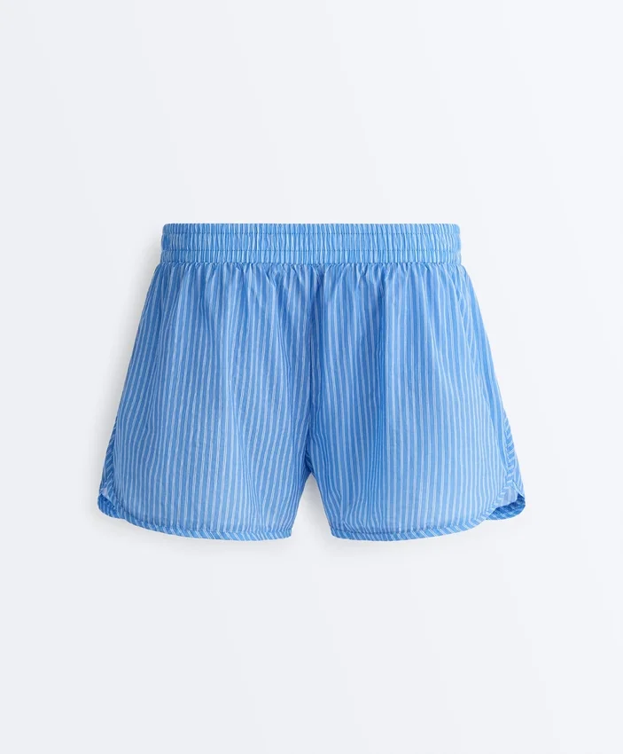 Gestreifte Funktionsshorts Gestreifte Funktionsshorts