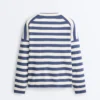 Gestreifter Strickpullover