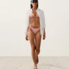 Gestreiftes Triangel-Oberteil für Bikinis Gestreiftes Triangel-Oberteil für Bikinis