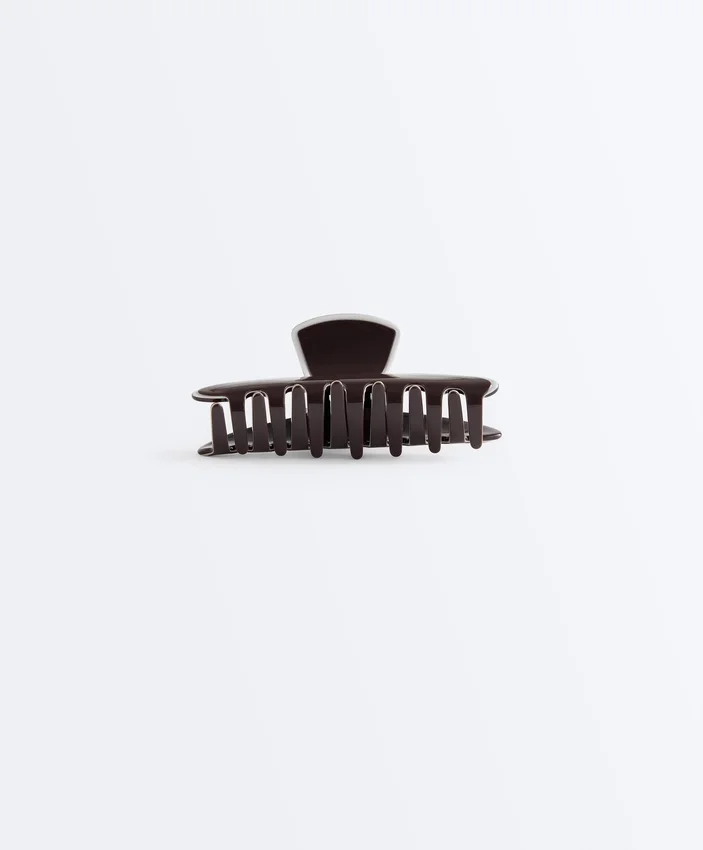 Grosse Haarschmuck-Klammer mit Paspel Grosse Haarschmuck-Klammer mit Paspel