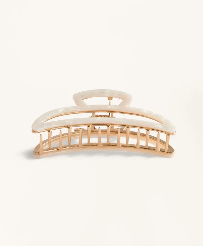 Grosse Haarschmuck-Spange aus Metall Grosse Haarschmuck-Spange aus Metall