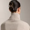 Grosse Haarschmuck-Spange aus Metall Grosse Haarschmuck-Spange aus Metall