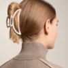 Grosse Haarschmuck-Spange aus Metall Grosse Haarschmuck-Spange aus Metall