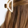 Grosse Haarschmuck-Spange aus Metall Grosse Haarschmuck-Spange aus Metall