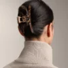 Grosse Haarschmuck-Spange aus Metall Grosse Haarschmuck-Spange aus Metall