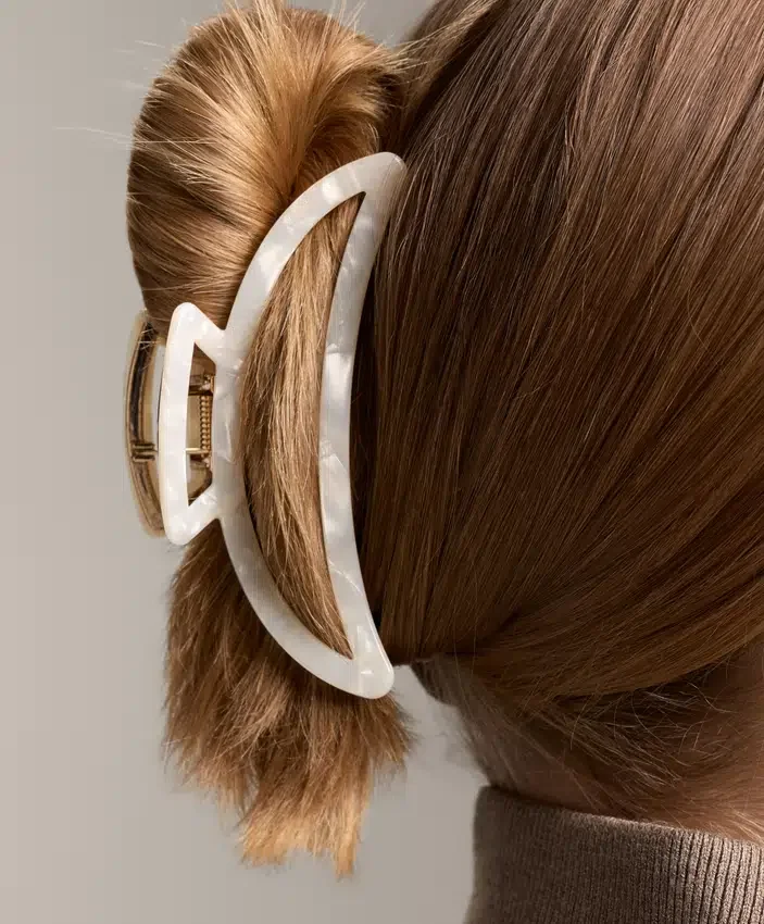 Grosse Haarschmuck-Spange aus Metall Grosse Haarschmuck-Spange aus Metall