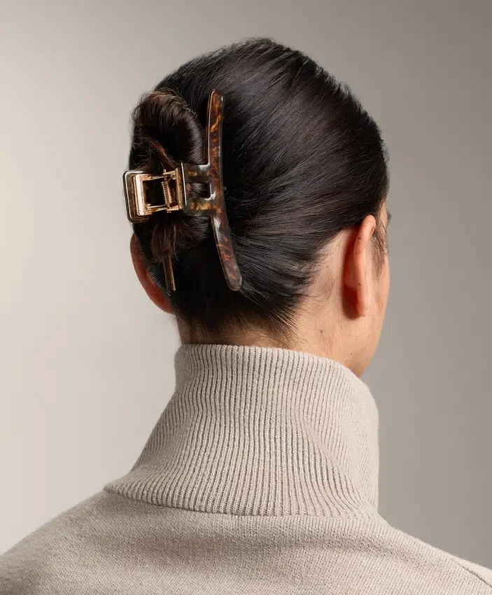 Grosse Haarschmuck-Spange aus Metall Grosse Haarschmuck-Spange aus Metall