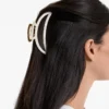 Grosse Haarschmuck-Spange aus Metall Grosse Haarschmuck-Spange aus Metall