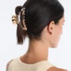 Grosse Haarschmuck-Spange in Schildpattoptik Grosse Haarschmuck-Spange in Schildpattoptik