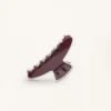 Grosse Haarschmuck-Spange mit Paspel