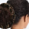 Grosses Haargummi mit Leoparden-Jacquardmuster Grosses Haargummi mit Leoparden-Jacquardmuster