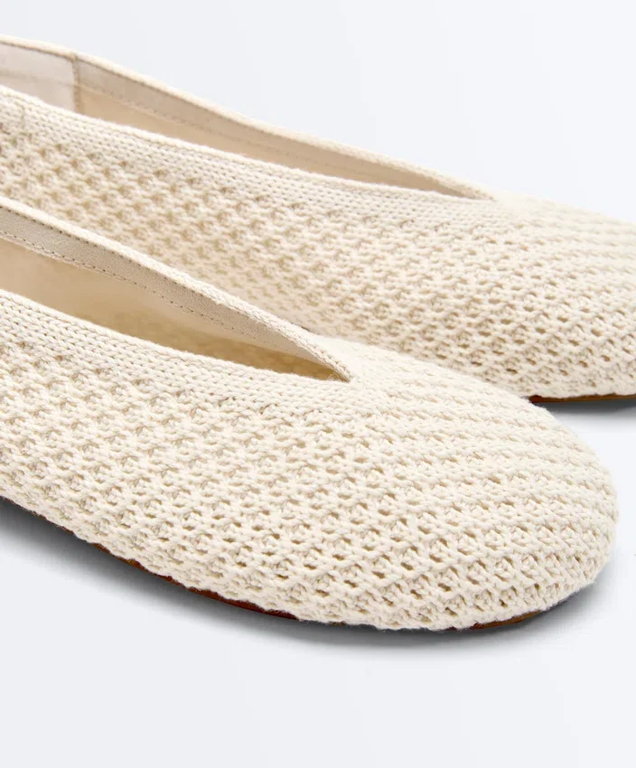 Häkel-Flache Schuhe Häkel-Flache Schuhe