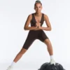 Hoch geschnittene, Compressive Core Control Cycle Leggings mit 25 cm Bundhöhe Hoch geschnittene, Compressive Core Control Cycle Leggings mit 25 cm Bundhöhe