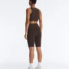 Hoch geschnittene, Compressive Core Control Cycle Leggings mit 25 cm Bundhöhe Hoch geschnittene, Compressive Core Control Cycle Leggings mit 25 cm Bundhöhe