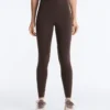 Hoch geschnittene, Compressive-Core-Control-Leggings in Knöchellänge mit Wellenmuster Hoch geschnittene, Compressive-Core-Control-Leggings in Knöchellänge mit Wellenmuster