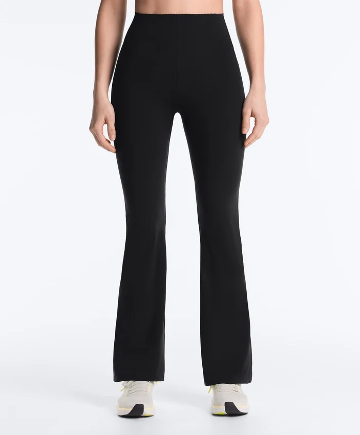 Hoch geschnittene Compressive-Hose mit ausgestelltem Bein Hoch geschnittene Compressive-Hose mit ausgestelltem Bein