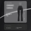 Hoch geschnittene Compressive-Hose mit ausgestelltem Bein Hoch geschnittene Compressive-Hose mit ausgestelltem Bein