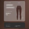 Hoch taillierte, Compressive, Core Control, knöchellange Leggings Hoch taillierte, Compressive, Core Control, knöchellange Leggings