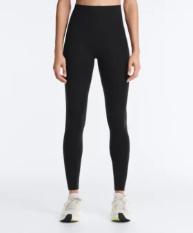 Hoch taillierte, Compressive, knöchellange Leggings