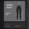 Hoch taillierte, Compressive, knöchellange Leggings Hoch taillierte, Compressive, knöchellange Leggings