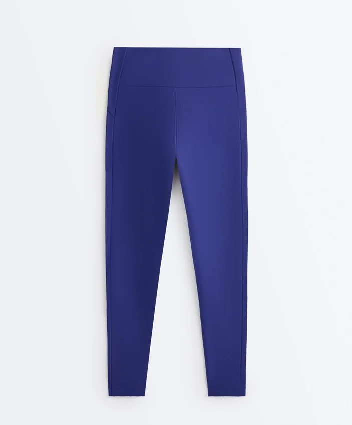 Hoch taillierte, Compressive, reflektierende, knöchellange Leggings Hoch taillierte, Compressive, reflektierende, knöchellange Leggings