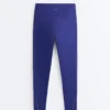 Hoch taillierte, Compressive, reflektierende, knöchellange Leggings Hoch taillierte, Compressive, reflektierende, knöchellange Leggings