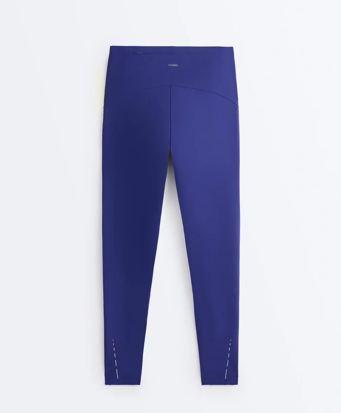 Hoch taillierte, Compressive, reflektierende, knöchellange Leggings Hoch taillierte, Compressive, reflektierende, knöchellange Leggings