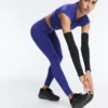 Hoch taillierte, Compressive, reflektierende, knöchellange Leggings Hoch taillierte, Compressive, reflektierende, knöchellange Leggings
