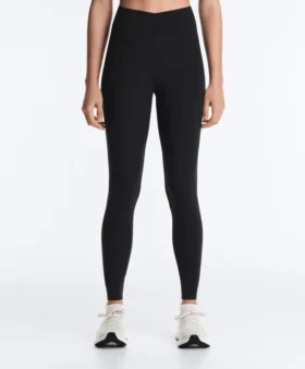 Hoch taillierte, knöchellange Light Touch-Leggings mit V-Ausschnitt, 65 cm