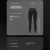 Hoch taillierte, knöchellange Light Touch-Leggings mit V-Ausschnitt, 65 cm Hoch taillierte, knöchellange Light Touch-Leggings mit V-Ausschnitt, 65 cm