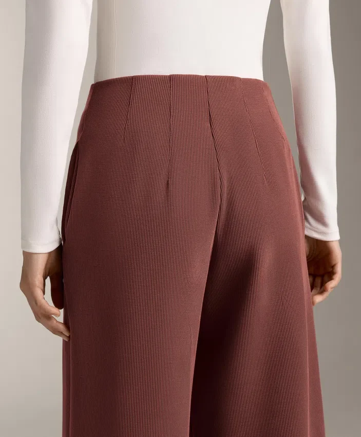 Hoch taillierte Ripphose mit Soft Touch-Modal Hoch taillierte Ripphose mit Soft Touch-Modal