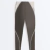 Hochgeschnittene, kompressive, reflektierende Core Control-Leggings in Knöchellänge Hochgeschnittene, kompressive, reflektierende Core Control-Leggings in Knöchellänge