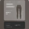 Hochgeschnittene, kompressive, reflektierende Core Control-Leggings in Knöchellänge Hochgeschnittene, kompressive, reflektierende Core Control-Leggings in Knöchellänge