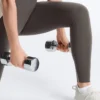 Hochgeschnittene, kompressive, reflektierende Core Control-Leggings in Knöchellänge Hochgeschnittene, kompressive, reflektierende Core Control-Leggings in Knöchellänge