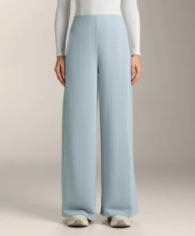 Hose mit asymmetrischen Streifen aus Modal
