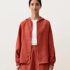 Kapuzenjacke aus 100 % Leinen Kapuzenjacke aus 100 % Leinen
