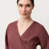 Kimono-Hemd aus 100 % Leinen