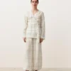 Kimono-Hemd aus einer Mischung aus Leinen und Lyocell mit Karomuster Kimono-Hemd aus einer Mischung aus Leinen und Lyocell mit Karomuster