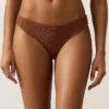 Klassische Bikinis-Slips aus Crinkle-Stoff Klassische Bikinis-Slips aus Crinkle-Stoff