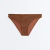 Klassische Bikinis-Slips aus Crinkle-Stoff Klassische Bikinis-Slips aus Crinkle-Stoff