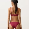 Geometrisches Jacquard-Halter-Bikinioberteil Geometrisches Jacquard-Halter-Bikinioberteil