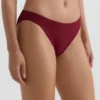Klassische Bikinis-Slips aus Jacquard mit Mini-Karomuster Klassische Bikinis-Slips aus Jacquard mit Mini-Karomuster