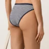 Klassische Bikinislip-Slips mit strukturierten Streifen und Borten Klassische Bikinislip-Slips mit strukturierten Streifen und Borten