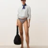 Klassische Bikinislip-Slips mit strukturierten Streifen und Borten Klassische Bikinislip-Slips mit strukturierten Streifen und Borten