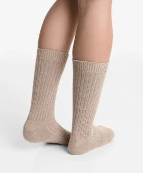 Klassische Socken 15 % Kaschmir 10 % Wolle