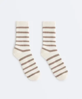 Klassische Socken aus 19 % Kaschmir und 12 % Wolle